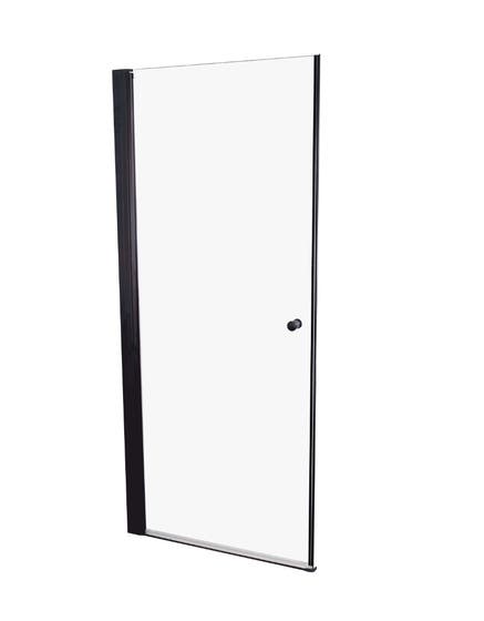 Usa de Dus Batanta Sanotechnik Sanoflex 65-67x195 cm, Profil Negru