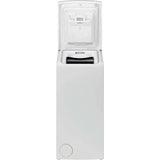 Masina de spalat rufe cu incarcare verticala Whirlpool TDLR 6040L EU/N, 6kg, 1000 rpm, Clasa C, Display LED, Tehnologia Al 6-lea Simt, Alb