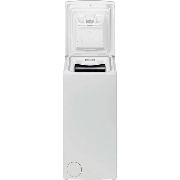 Masina de spalat rufe cu incarcare verticala Whirlpool TDLR 6040L EU/N, 6kg, 1000 rpm, Clasa C, Display LED, Tehnologia Al 6-lea Simt, Alb