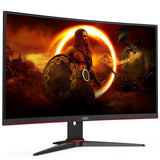Monitor Gaming AOC, Curbat, 27", VA, FHD, 165Hz, 4ms, 1ms, FlickerFree, HDMI, DisplayPort, C27G2E/BK, Negru
