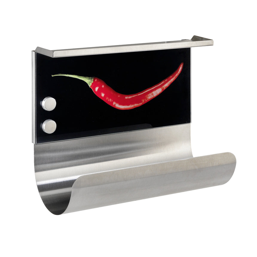 Suport prosop hartie cu suport condimente si tabla magnetica, Pepper