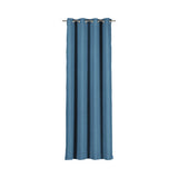 Draperie cu inele Tysa, uni turcoaz, efect umbrire, 140x245 cm