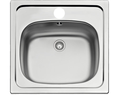 Chiuveta Bucatarie Cu O Cuva Centa Gudja 50 51x50 Cm, Fara Picurator, Inox