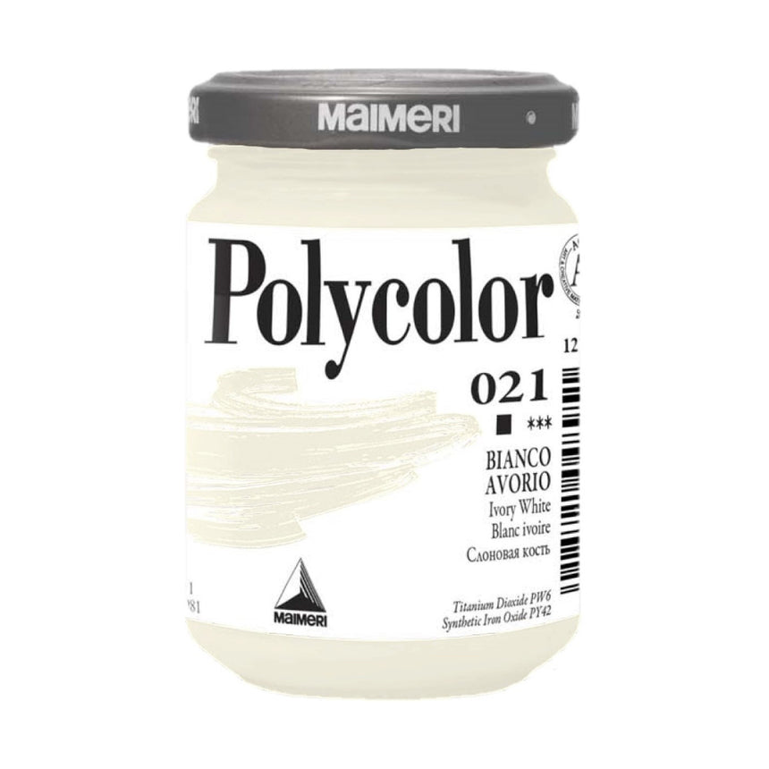 Vopsea vinilica Polycolor Maimeri - Ivory White - 140 ml