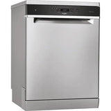 Masina de spalat vase Whirlpool WFO3O32NPX, 14 seturi, 10 programe, Clasa D, Motor Inverter, PowerClean Pro, Tehnologia al 6-lea Simt, Sistem Natural Dry, 60 cm, Inox