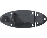 Zavor Metalic Universal Alberts Duravis 90x44 Mm, Blocare Cu Lacat, Otel Zincat Negru