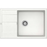 Chiuveta granit Schock Ronda D-100XL Alpina Cristalite 780 x 500 mm, adancime cuva 195 mm, reversibila, montare pe blat