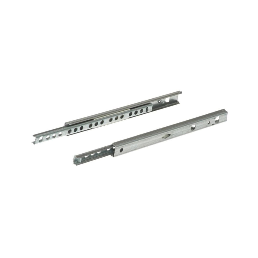 Set 2 sine cu bile pentru sertare, Hettich, Otel, Argintiu, 41x45 cm