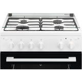 Aragaz ELECTROLUX LKG604002W, 4 Arzatoare, Gaz, L 60 cm, Grill, Rotisor, Alb