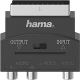 Adaptor Hama S-VHS ma/3 prize RCA- stecher Scart, 4 pini