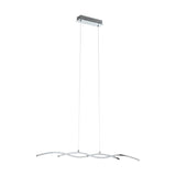 Pendul Lasana 2, 96103, Crom-Alb, LED 2x9W, 2x1000lm