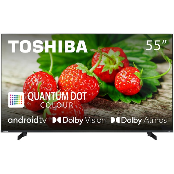 Televizor QLED Smart TOSHIBA 65QA5D, Ultra HD 4K, HDR, 164 cm, Clasa E, Negru