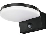 Aplica Cu Led Integrat Novara C 15w 1300 Lumeni, Senzor De Miscare, Pentru Exterior Ip65, Negru