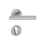 Maner usa interior, Hoppe Utrecht, cu rozeta pentru cilindru, material inox, 125x52mm
