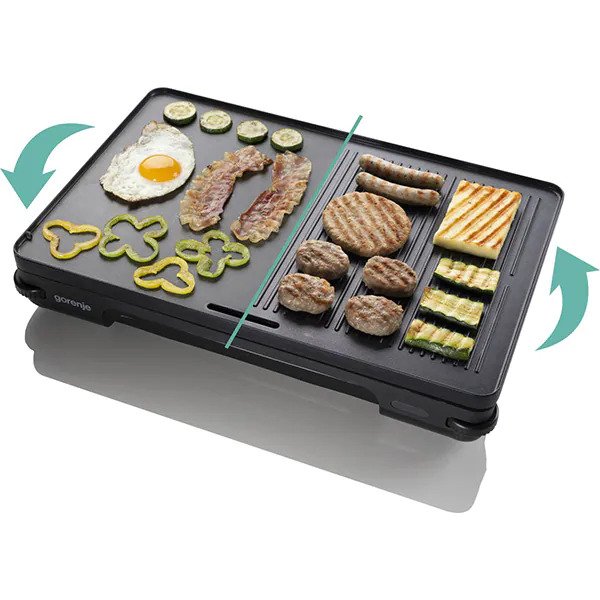 Gratar electric GORENJE TG2000LCB, 2000W, Negru