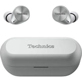 Casti In-Ear Technics EAH-AZ60M2ES, True Wireless, Hybrid Noise Cancelling, Multipoint, Alexa built-in, JustMyVoice, Autononie 25 ore, Driver 8 mm, Argintiu