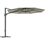 Umbrela suspendata Soluna Barjac Ø 300 cm H 251 cm 220 g/mp ecru