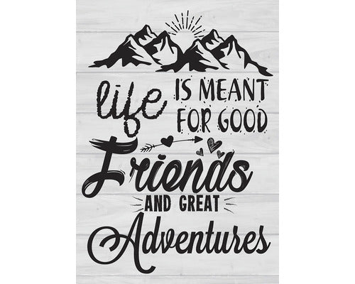 Tablou Friends&adventures 50x70 Cm