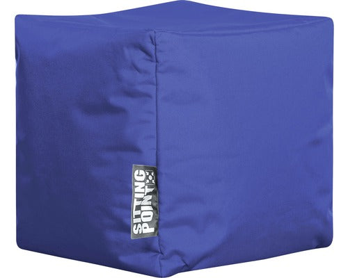 Taburet Puf Sitting Point Forma Cub Scuba Albastru 40x40x40 Cm
