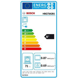 Cuptor Incorporabil BOSCH HBG7342B1, Electric, Autocuratare EcoClean, 71 l, Clasa A+, Negru