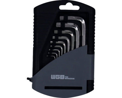 Set Chei Hexagonale Wgb 1, 5-10 Mm, 9 Piese, Crom-vanadiu
