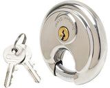 Lacat Otel Inoxidabil 70mm, Belciug Ø9, 5mm, 2 Chei