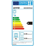 Aragaz GORENJE GECS5B70CLB, 4 arzatoare, Electric, L 50 cm, Grill, Negru