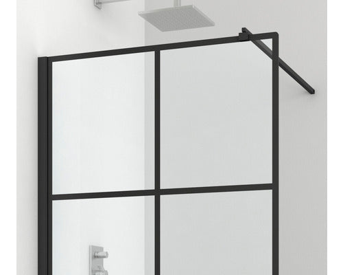 Perete fix dus Sanotechnik F80B3 78-80x195 cm negru