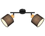 Sina Spoturi Miguel E14 Max. 2x40w, Negru