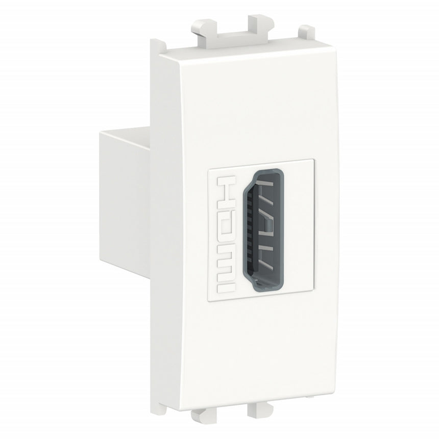 Priza HDMI alba, 1 modul, Schneider Easy Styl