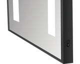 Oglinda baie cu iluminare LED DSK Black River mat 50x70 cm IP 24