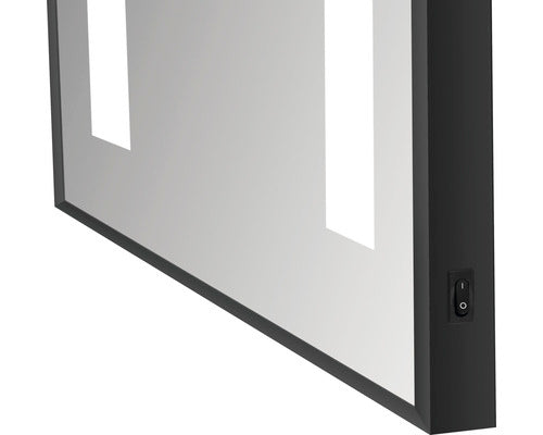 Oglinda baie cu iluminare LED DSK Black River mat 50x70 cm IP 24