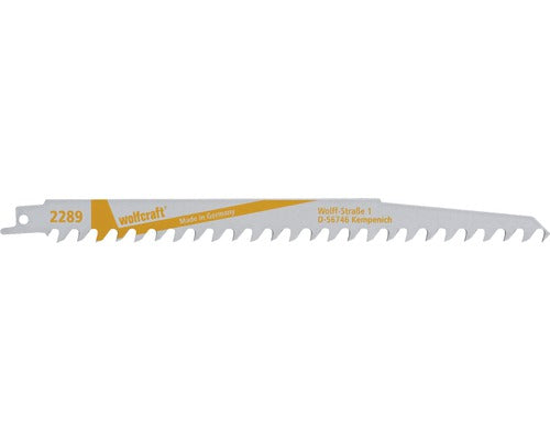 Panze Fierastrau Sabie Wolfcraft 240/218 Mm, Pentru Lemn, Pachet 2 Bucati