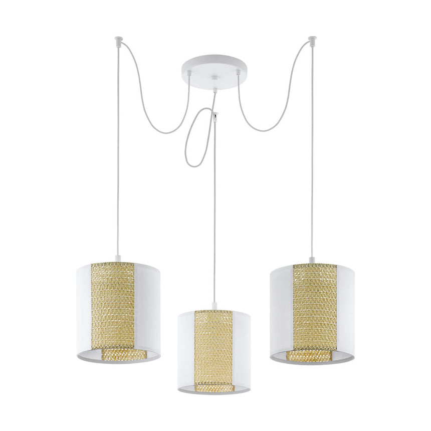 Lustra vintage EGLO ARNHEM 43403, E27 3X40W IP20, Alb, Maro
