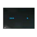 Clapeta de actionare touch-free pentru rezervor incastrat - iluminare, sticla-negru, Alcaplast Night Light 3