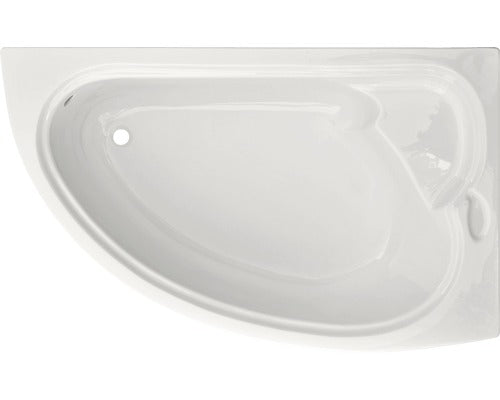 Cada de Baie Asimetriaa pe Colt Sanotechnik Liverpool, 165x95x45,5 cm, Colt dreapta, Acril, Alb, 7459640