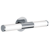 Aplica baie Palmera Eglo, L46 cm, E14, 2x40W, metal/sticla, crom/opal