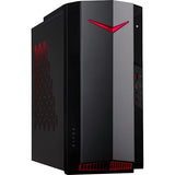 Sistem Desktop Gaming ACER Nitro 50, Intel Core i5-11400F pana la 4.4GHz, 16GB, SSD 512GB, NVIDIA GeForce GTX 1650 4GB, Free Dos, Negru
