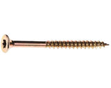 Holsuruburi Universale Mekr's 4x40mm Tx Cap Inecat, Filet Partial, Galben Galvanizat, Pachet 500 Buc
