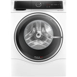 Masina de spalat rufe cu uscator Bosch Seria 8 WNC254A0BY, Spalare 10 kg, Uscare 6 kg, 1400 rpm, Clasa A, i-DOS, Iron Assist, Home Connect, Anti Stain, Auto Dry, Motor EcoSilence Drive, Alb