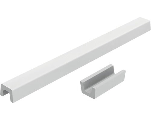 Prag Cabina Dus Drept din Marmura Compozita 80 cm Alb Sanitar