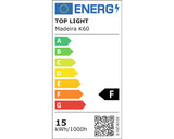 Plafoniera Cu Led Integrat Madeira K60 15w 1500 Lumeni, Pentru Baie Ip44, Alb