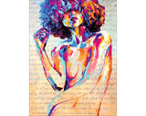 Tablou Canvas Colourful Woman I 57x77 Cm