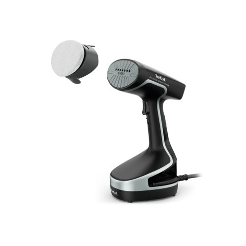 Aparat de calcat vertical cu abur Tefal Acces Steam Force DT8230E1, 2000W, 30g/min, Rezervor 200ml, Oprire automata, Cablu alimentare 2.6m, Negru/Gri