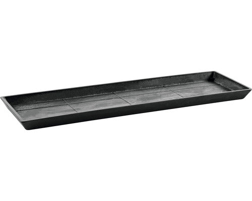 Farfurie Ecopots Bruges Plastic 57, 5x19, 5x2, 5 Cm Gri Inchis