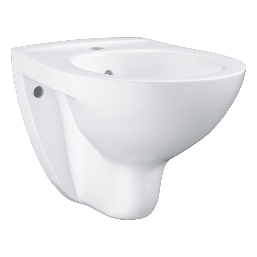 Bideu Grohe Bau 39433000, montare suspendata, preaplin, Alb
