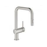 Baterie de bucatarie cu monocomanda 1/2", Minta, supersteel, 32322DC2 Grohe