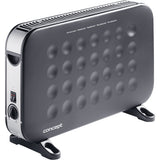 Convector electric Concept KS3014BC, 2000 W, 3 trepte de putere, termostat reglabil, negru