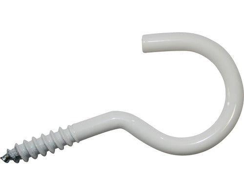 Holsuruburi Cu Carlig Dresselhaus 4, 3x50 Mm Otel Plastifiat Alb, 50 Bucati