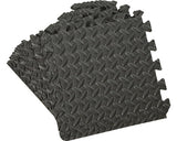 Covor Protectie Pardoseala Antiderapant, Tip Puzzle, Negru, 32x32 Cm, Set 12 Buc
